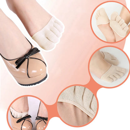 Soft Five-Toe Cushion Socks  Invisible Comfort & Support