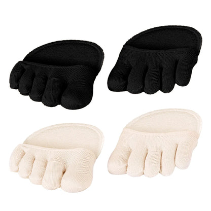 Soft Five-Toe Cushion Socks  Invisible Comfort & Support