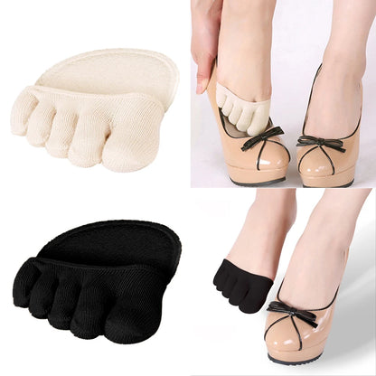 Soft Five-Toe Cushion Socks  Invisible Comfort & Support