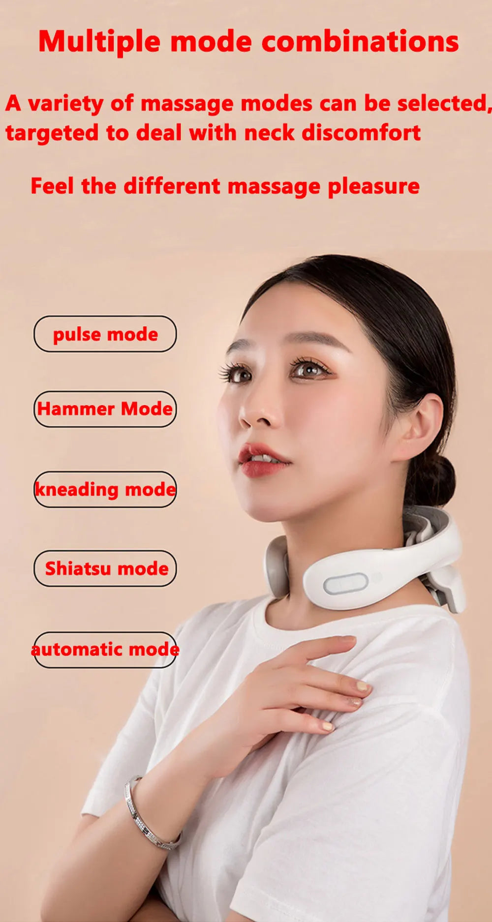 Smart Neck & Shoulder Massager Heated Relaxation & Deep Comfort