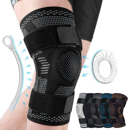 Adjustable Knee Brace with Side Stabilizers  Support & Comfort for Active Lifestyles