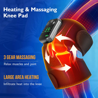 3in1 heated vibration massager for joint comfort shoulder, knee, elbow