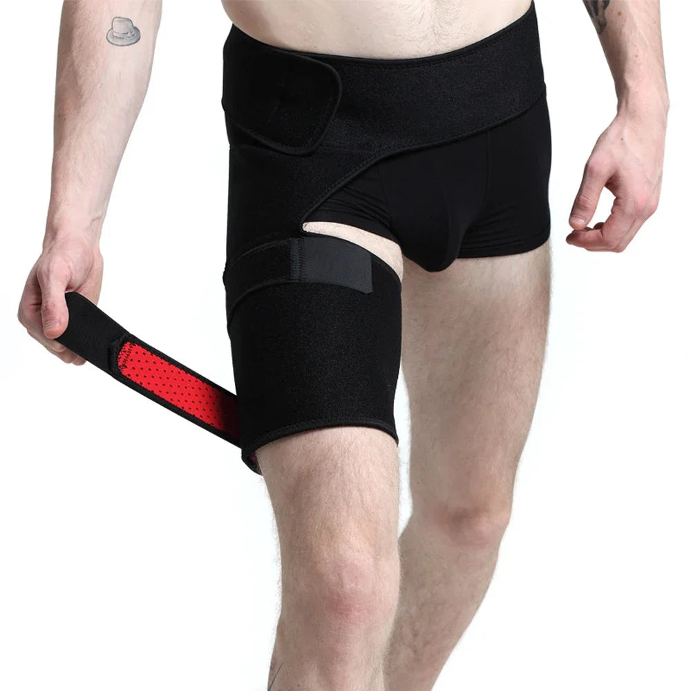 Adjustable Hip & Thigh Support Wrap Comfortable Fit for Active Lifestyles