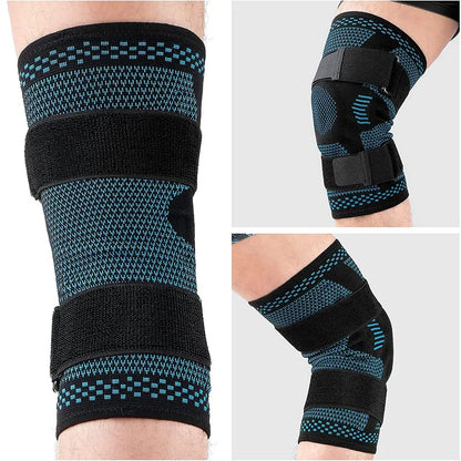 Adjustable Knee Brace with Side Stabilizers  Support & Comfort for Active Lifestyles