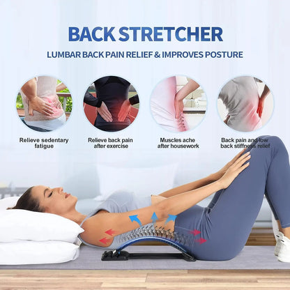 Adjustable Back Stretcher  Relax & Unwind Anytime!