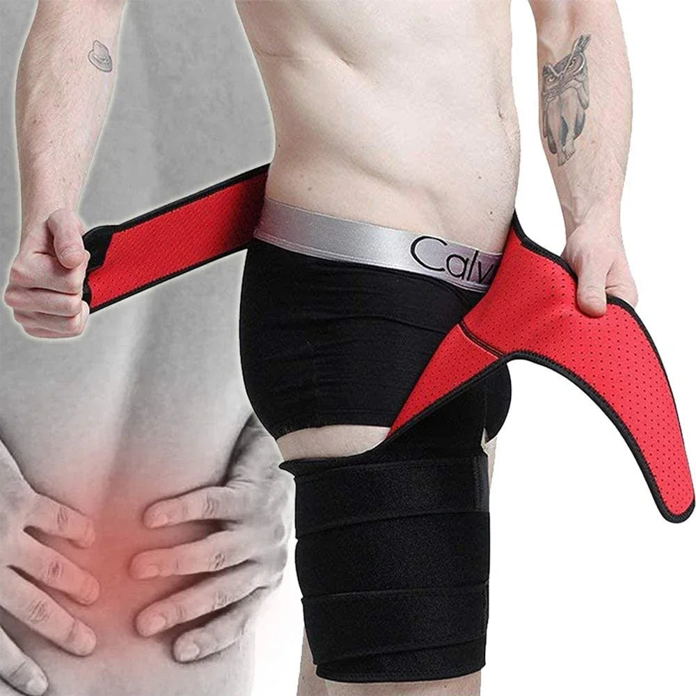 Adjustable Hip & Thigh Support Wrap Comfortable Fit for Active Lifestyles