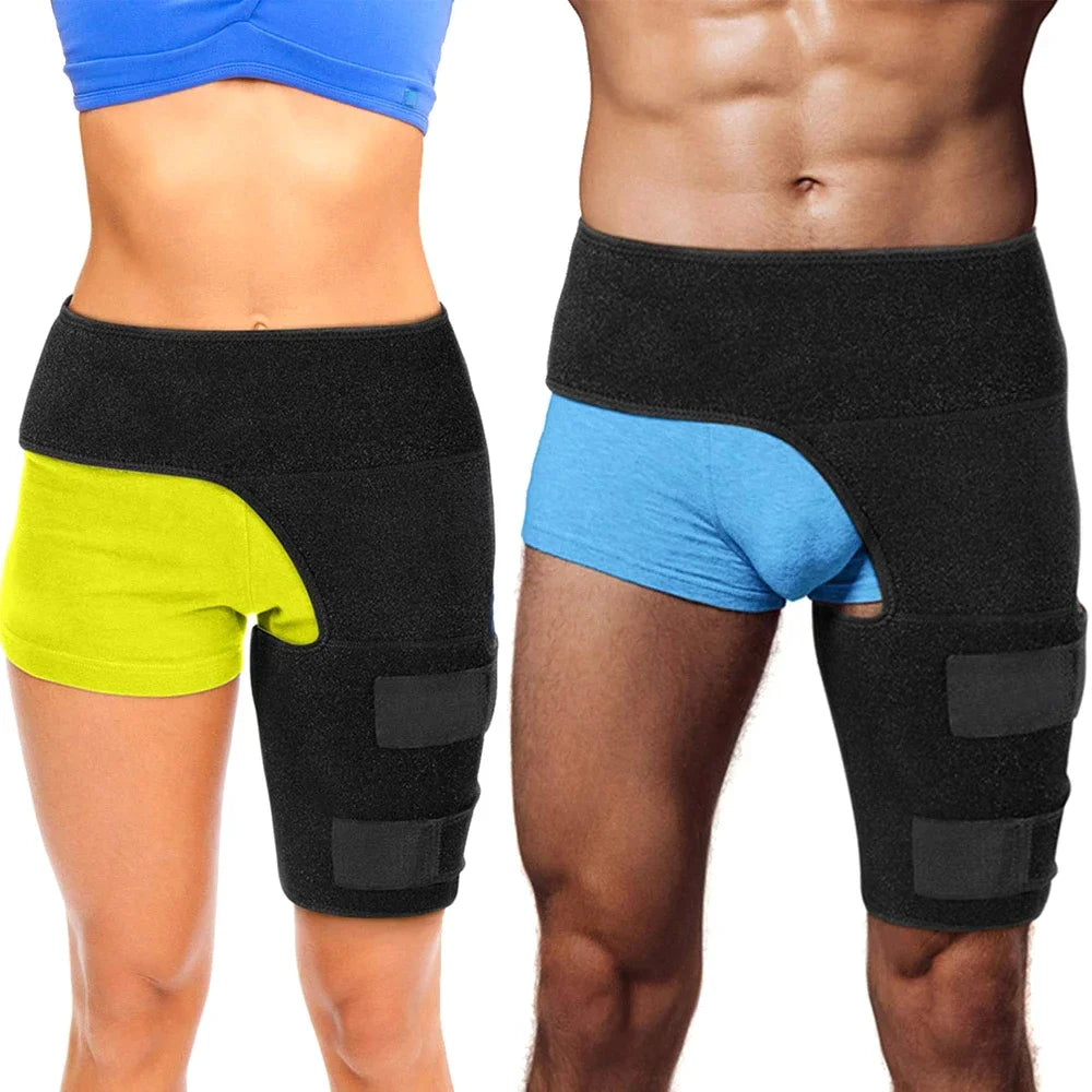 Adjustable Hip & Thigh Support Wrap Comfortable Fit for Active Lifestyles