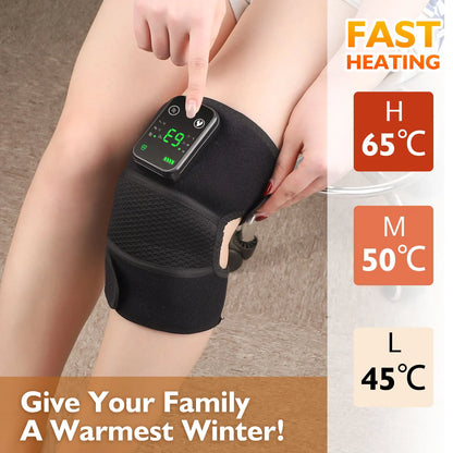 3in1 heated vibration massager for joint comfort shoulder, knee, elbow