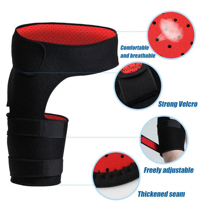 Adjustable Hip & Thigh Support Wrap Comfortable Fit for Active Lifestyles